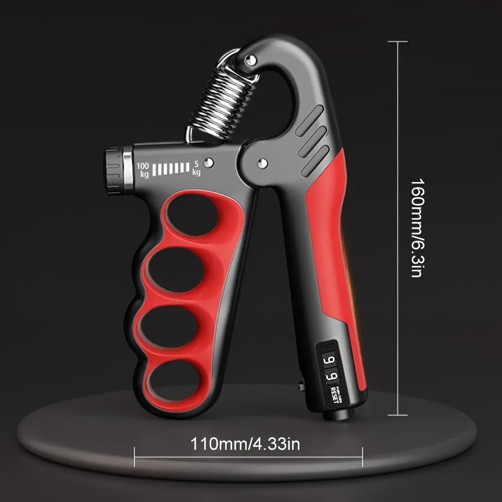 💪 Handkrafttrainer 5–100 kg – Mechanischer Handgripper mit Zählfunktion & verstellbarem Widerstand