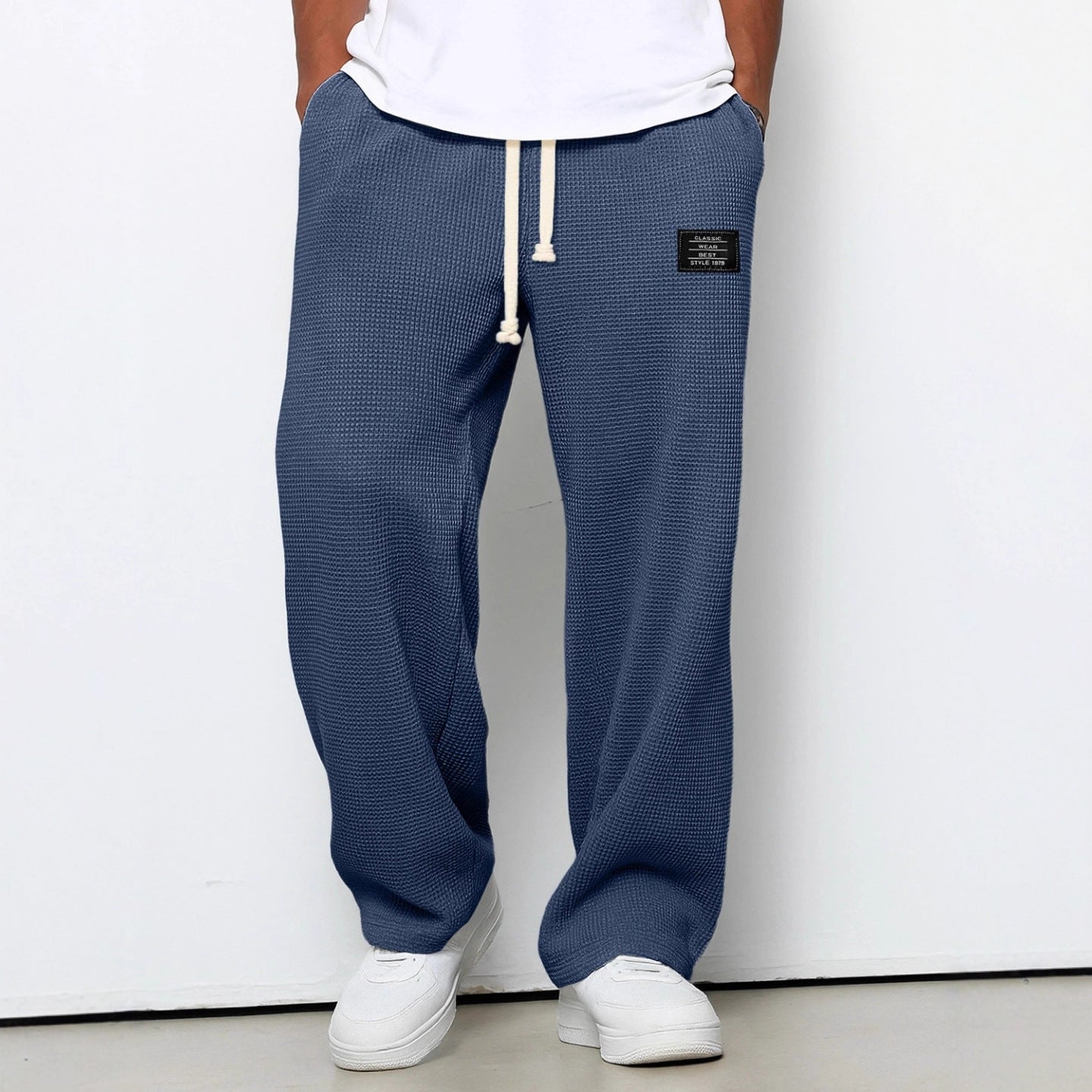 Lässige Herren Freizeit- und Sporthose mit Kordelzug & Taschen