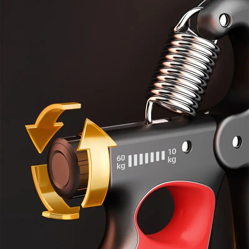 💪 Handkrafttrainer 5–100 kg – Mechanischer Handgripper mit Zählfunktion & verstellbarem Widerstand