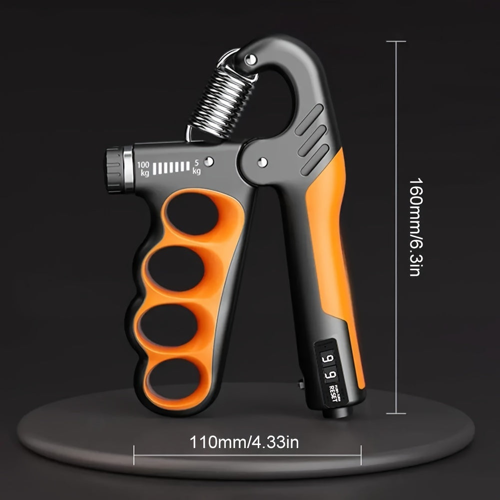 💪 Handkrafttrainer 5–100 kg – Mechanischer Handgripper mit Zählfunktion & verstellbarem Widerstand
