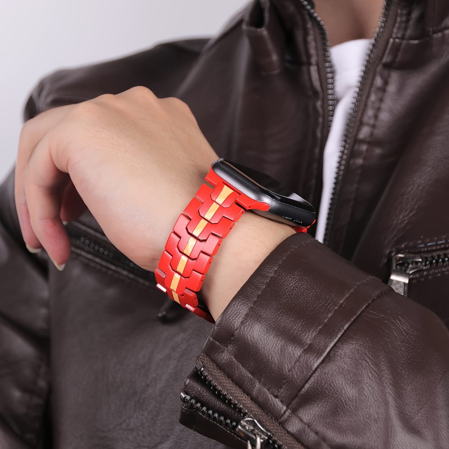 Edelstahl-Armband für Apple Watch 49mm 46mm 45mm 44mm 42mm 38mm 40mm 41mm – Metallarmbänder für Apple Watch, Ultra/Ultra 2/3 SE Serie 11/10/9/8/7/6/5/4/3/2/1, Damen & Herren Edelstahl Armband