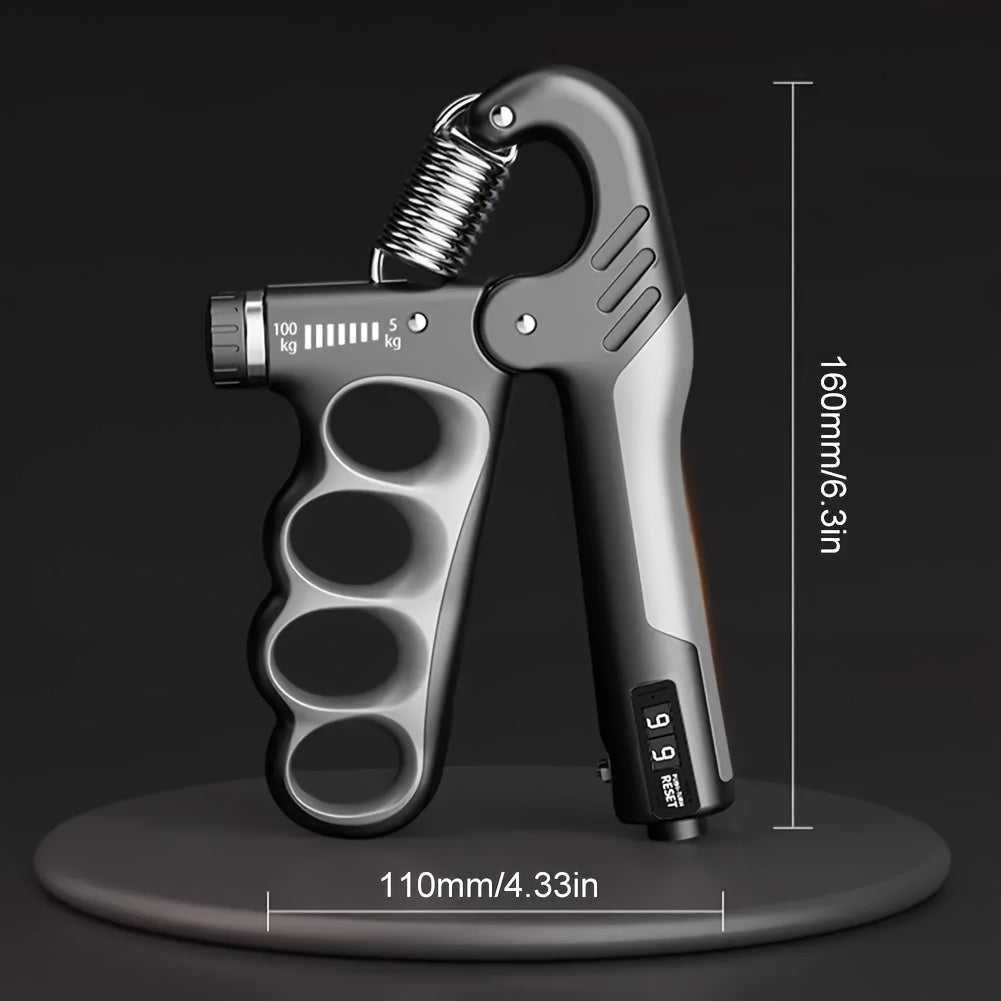 💪 Handkrafttrainer 5–100 kg – Mechanischer Handgripper mit Zählfunktion & verstellbarem Widerstand