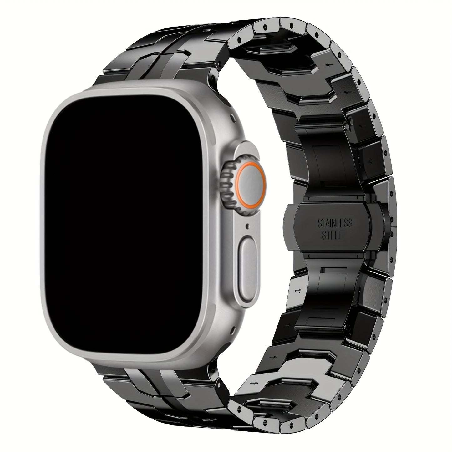 Edelstahl-Armband für Apple Watch 49mm 46mm 45mm 44mm 42mm 38mm 40mm 41mm – Metallarmbänder für Apple Watch, Ultra/Ultra 2/3 SE Serie 11/10/9/8/7/6/5/4/3/2/1, Damen & Herren Edelstahl Armband