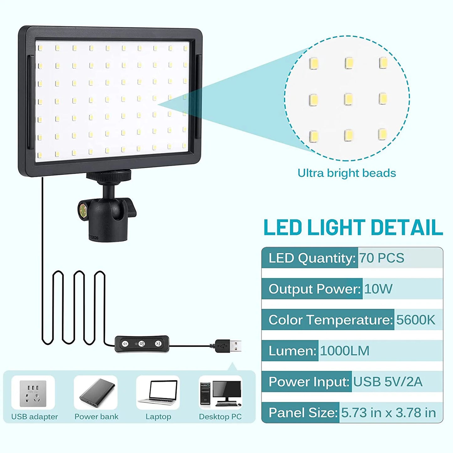 LED Selfie-Ringlicht 16 cm mit Smartphone-Halterung und Stativ | Perfekt für TikTok, YouTube & Videokonferenzen