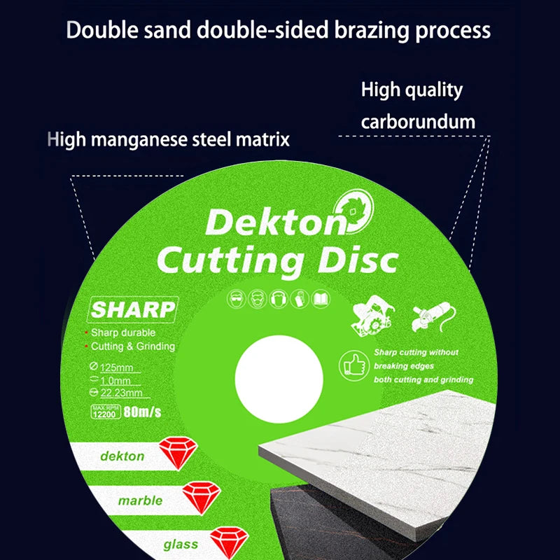 100/115/125 Mm Rock Board Sägeblatt Diamant-Trennscheibe Zum Schneiden Von Marmor Kunststein Quarz Granit Schiefer Jade Keramik