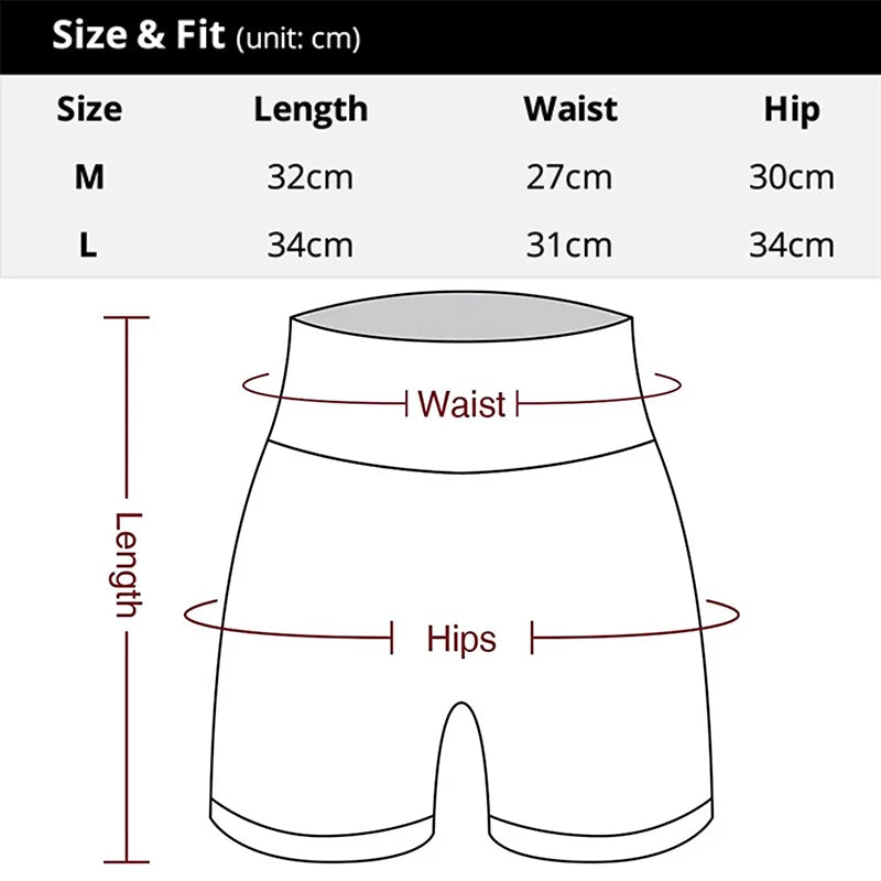 Yoga Shorts Damen / High Waist / Figurformende Damen Yoga Shorts –  Push-up Fitness Shorts