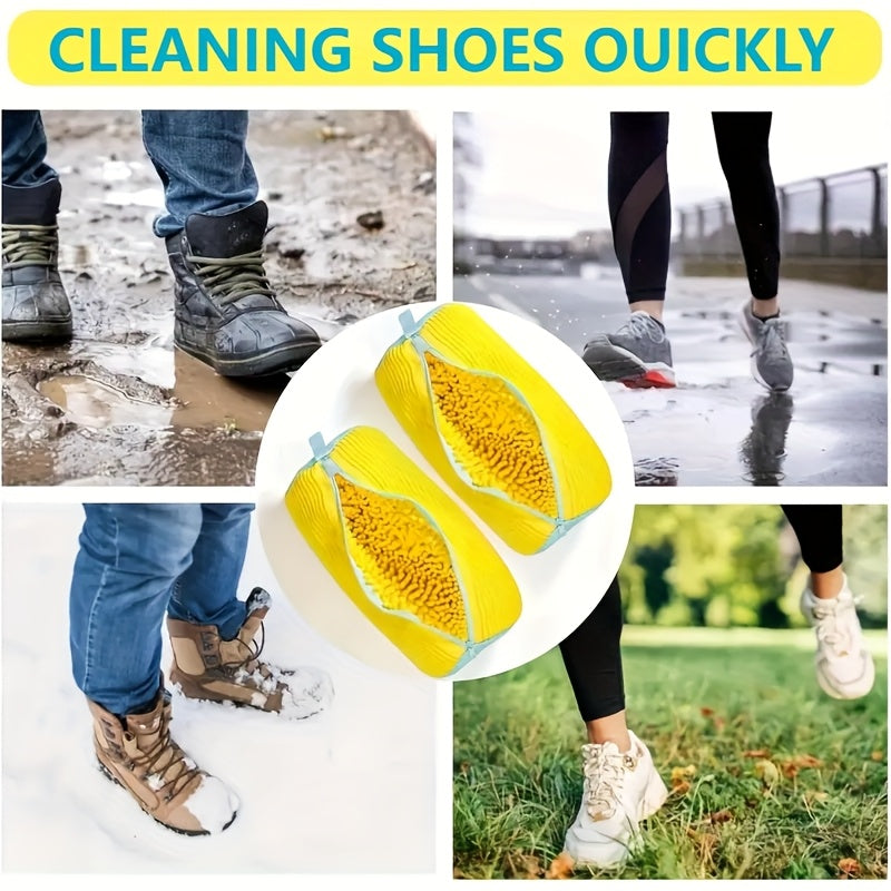 👟 Waschmaschinen-Schuhbeutel mit Reißverschluss – Gepolsterter Waschbeutel für Sneaker & Alltagsschuhe