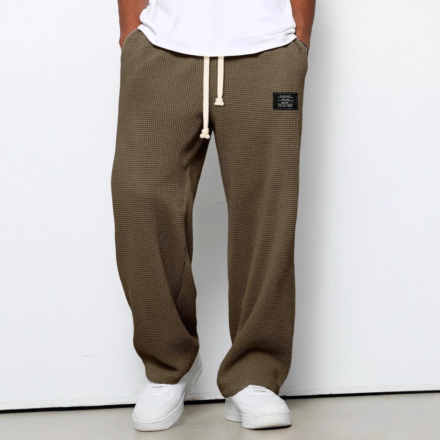 Lässige Herren Freizeit- und Sporthose mit Kordelzug & Taschen